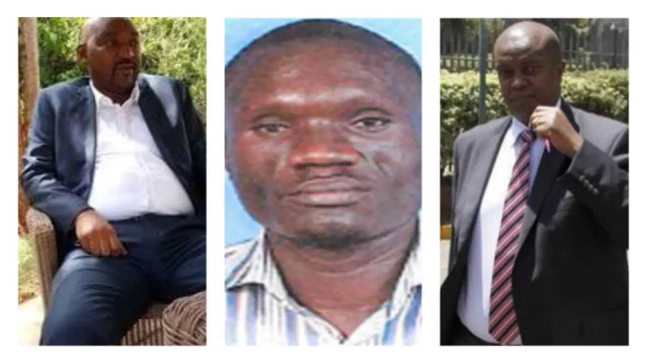 Former Nairobi County officials; Wilson Nashon Kanani, Michael Auka Ajwang and Jimmy Mutuku Kiamba