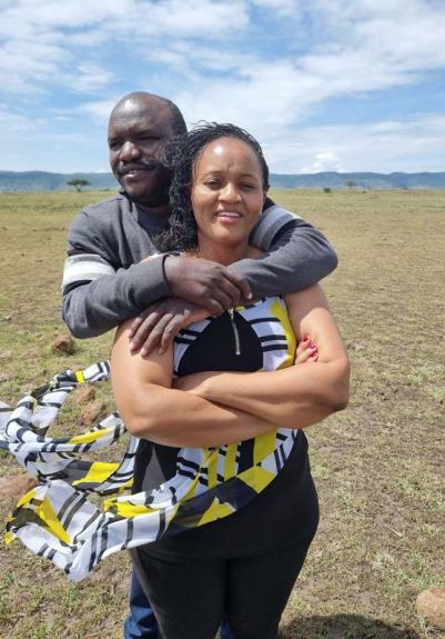 Tycoon Francis Kiambi with his wife, Mary Muthoni