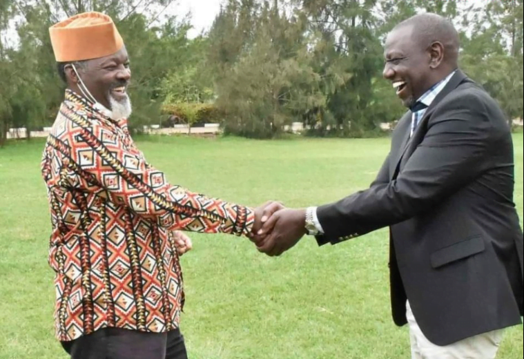 President William Ruto and ex-President Uhuru Kenyatta's cousin Kungu Muigai