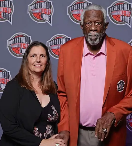 An image of Bill Russell with Jeannine Russel