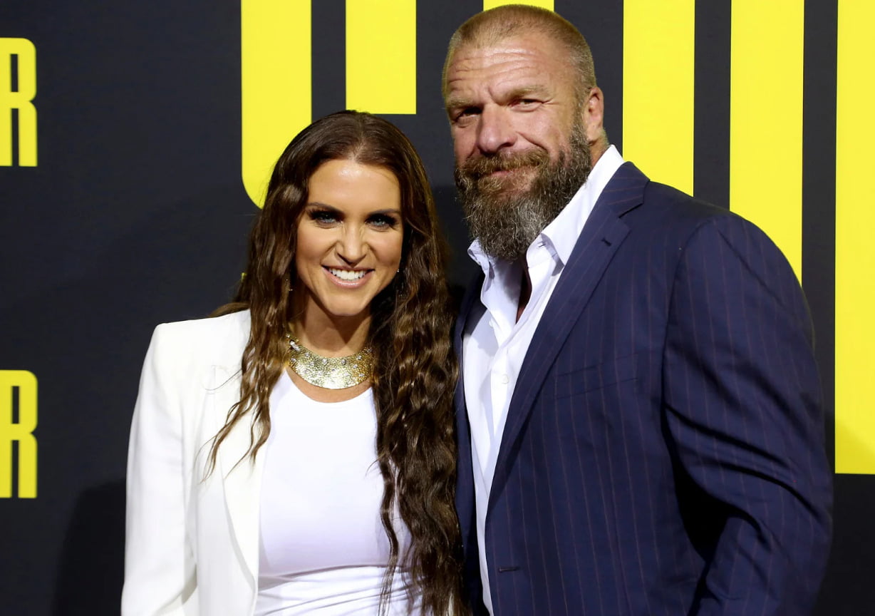 An image of Triple H and Stephanie McMahon