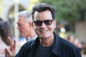 An image of Charlie Sheen smiling