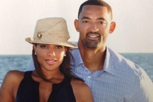 An image of Jenine Wardally and her Husband Juwan Howard