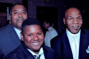 An image of Mike Tyson and his siblings