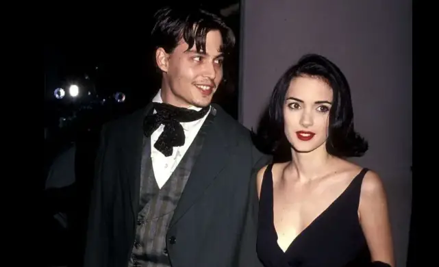An image of Lori Anne Allison with Johnny Depp