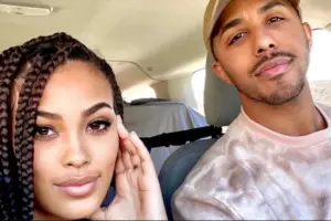 An image of Marques Houston Wife, Miya Dickey with Marques Houston