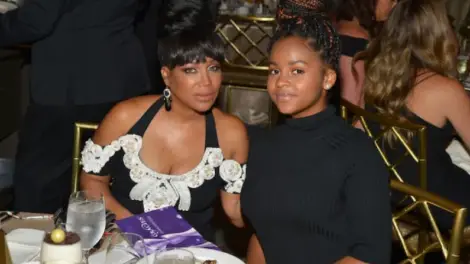 An image of Bailei Knight and singer Michelle in Beverly hills