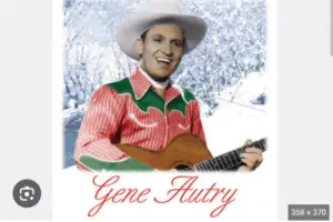 Gene Autry - Up on the House Top Lyrics