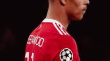 An image of Mason Greenwood in Manchester United Jersey