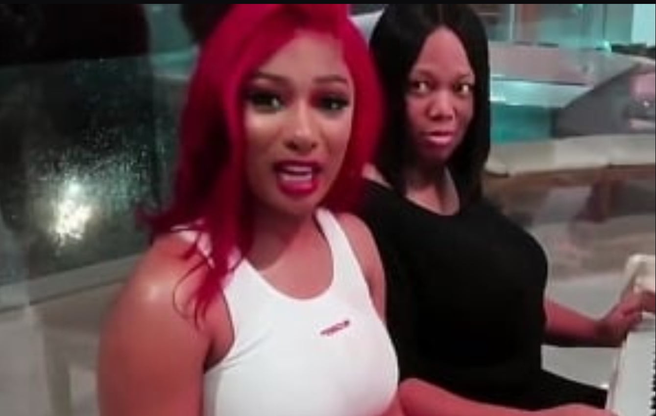 An image of Megan Thee Stallion and late mother Holly Thomas
