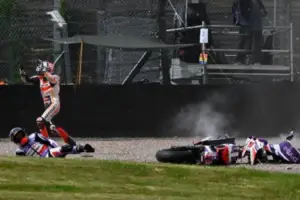 Zarco Marquez Accident