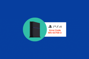What Is Ps4 Error Code Ws-43709-3?