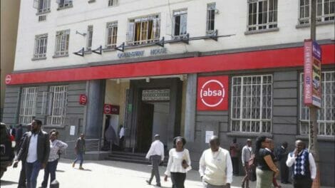 An image of the Absa Bank Mombasa branch