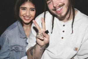 Post Malone and his baby mama Ashlen Diaz