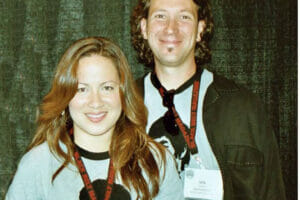 Shannon Lee with her husband Ian Keasler