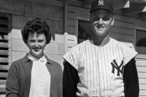 An image of Roger Maris and his Wife Patricia Maris