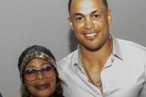 An image of Jacinta Garay and her son Giancarlo Stanton