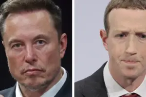 An image of Elon Musk and Mark Zuckerberg