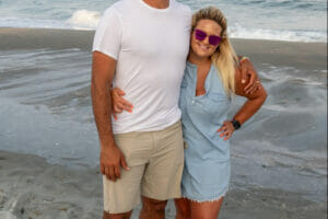 An image of Ali Saunders and hubby Madison