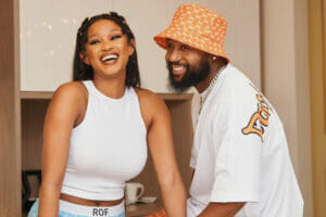 Cassper Nyovest with Thobeka Majozi