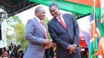 An image of Governor Bii and Senator Mandago