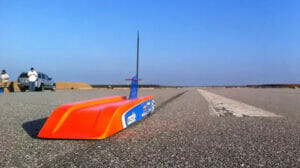 An image Illustration of the Fastest rc car in the world the RC Bullet