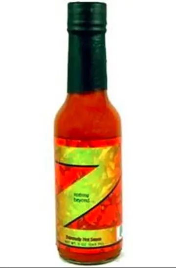 Z Nothing Beyond Extremely Hot Sauce Bottle.