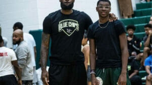 An image of LeBron James and Bryce James