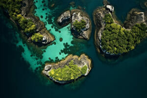 An image of a group of the largest Islands in the World