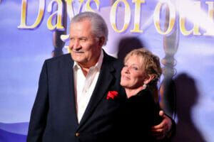 An image of John Aniston and wife Sherry Rooney