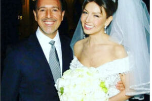 An image of Thalia and Tommy Mottola