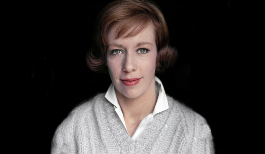an image illustration of carol burnett when she was young