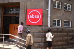 An image of an Absa Bank Kenya branch