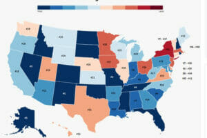 An image of most dangerous state in the us