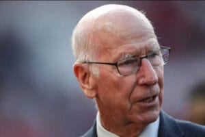 An image of Sir bobby Charlton Man United Legend dead at 86