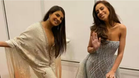 An image of Danielle with Priyanka Chopra