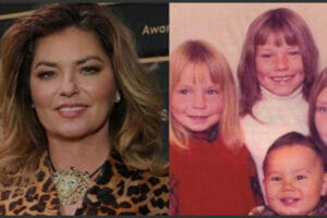 An image of Shania Twain and her Siblings