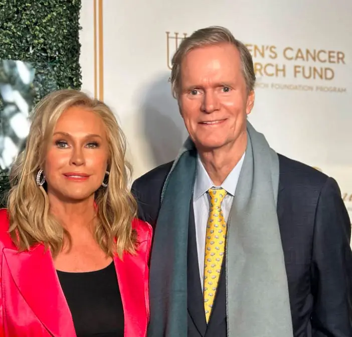 Richard and Kathy Hilton, the dynamic duo, radiating elegance and warmth in a family moment captured, showcasing their timeless bond.