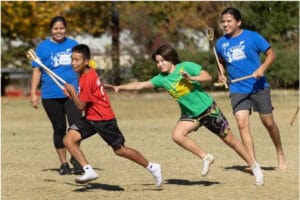 An image to illustrate: indigenous north american stickball