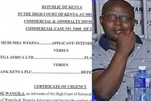 Former Absa Bank Kenya staff member Evans Murumba exposes a data breach in a Sh1.5 billion lawsuit by New Mega Africa