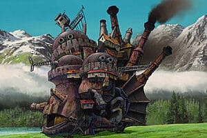 An image of Howl’s Moving Castle