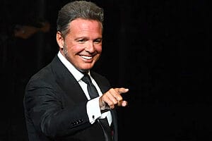 A photo of Luis Miguel, renowned Latin American singer.