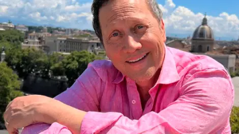A portrait of Rob Schneider, the renowned comedian and actor.