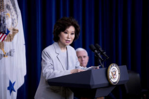 An image illustration of Elaine Chao