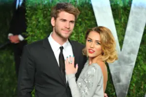 An image of Miley Cyrus and her ex-husband