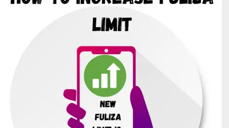 The image on how to increase the Fuliza limit