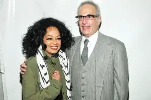 An image of Tracee Ellis Ross's Parents, Diana Ross and Robert Ellis Silberstein