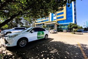 Faras Kenya cars lined up outside AEA Plaza – where claims of nepotism, tribalism, and unfair treatment are Adriving the company into turmoil.